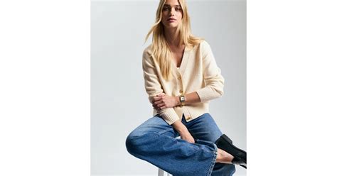Cream V-Neck Cardigan | New Look
