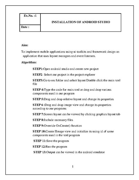 MAD Record: Installation & Design of Android Apps Using UI Toolkits ...