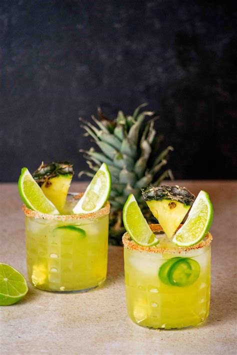 Spicy Pineapple Margarita Recipe with Fresh Jalapeño : Jawns I Cooked
