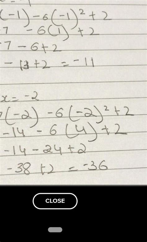 Find the value of the polynomial 7x – 6x2 + 2 at (i) x = 0 (ii) x = –1 ...