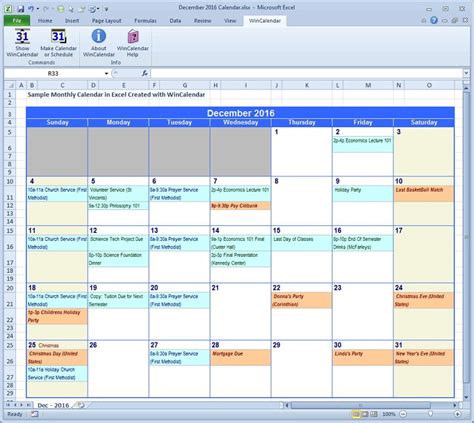 Using Excel Project Calendar 的图像结果