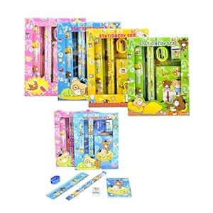 CLAZYCRAFT Pack of 12 Sets - Cute Stationery Pencil Set for Birthday ...