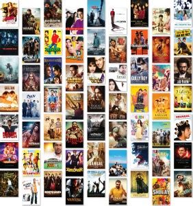 Set Of 63 Best Bollywood Movie Wall Decor Poster High-Quality Printed ...