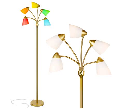 Brightech Medusa 74 in. LED Multi-Head Floor Lamp - QVC.com