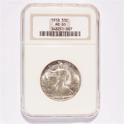 1918 Liberty Walking Silver Half Dollar NGC MS65 - Numismax