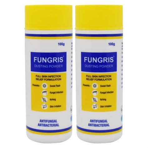 Buy FUNGRIS CLOTRIMAZOLE 1 % ANTI FUNGAL DUSTING POWDER 100 GMS PACK OF ...