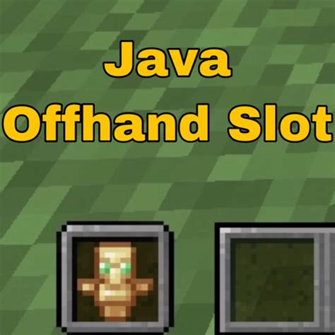 Image result for How to Use Off Hand Item in Minecraft Java