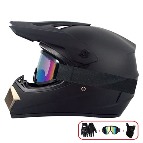 Buy Motocross Helmet,Outdoor adult Full Face MTB Helmet Set Motorcycle ...