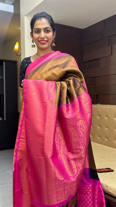 MAYRA NAVY BLUE WITH PINK (8) – Kovaipattu