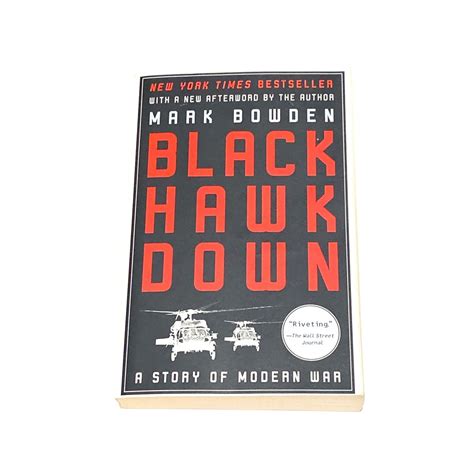 Black Hawk Down - Mark Bowden - Vintage Paperback Book - Pre Owned ...