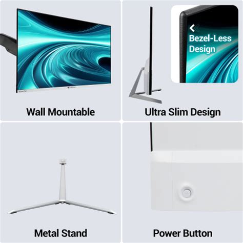 ZEBRONICS 60.96 cm (24 inch) Full HD VA Panel Wall Mountable Monitor ...