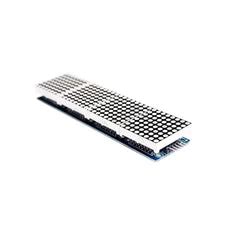 MAX7219 LED Dot Matrix 4 In 1 Display with 5P Line Module – Future Electro