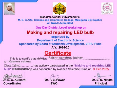 Training for LED Light Making 的图像结果