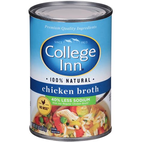 Order College Inn Fat Free and Lower Sodium Chicken Broth | Fast Delivery