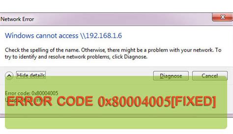 Image result for Outlook Error Code 80004005
