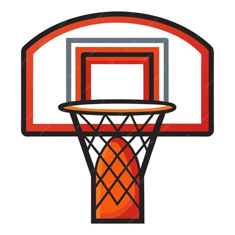 Cartoon Basketball Hoop Vector Image 的图像结果