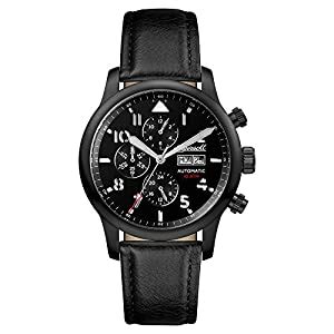Ingersoll Men's Automatic Stainless Steel and Leather Casual Watch ...