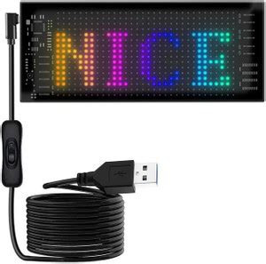 Pinxo Flexible IP65 Waterproof DIY Customizable LED Matrix Panel Screen ...