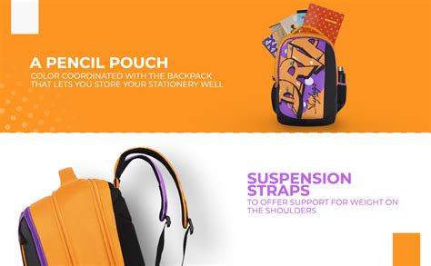 Buy Skybags Unisex-Adult Squad Pro 03 Schoolbag Backpack Orange at ...