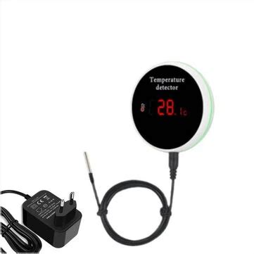 Venta de Sensor de temperatura y humedad Tuya WIFI con cable de 1 m que ...