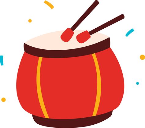 Drum Flat Illustration 23663585 Vector Art at Vecteezy
