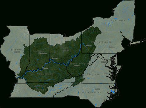 Map Of Ohio Valley Area | Maps Of Ohio