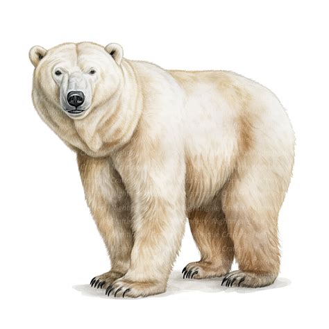 Bear Polar Clipart Free Vectors | Polar Bear Illustration