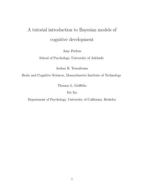 Image result for Bayesian Cognitive Model