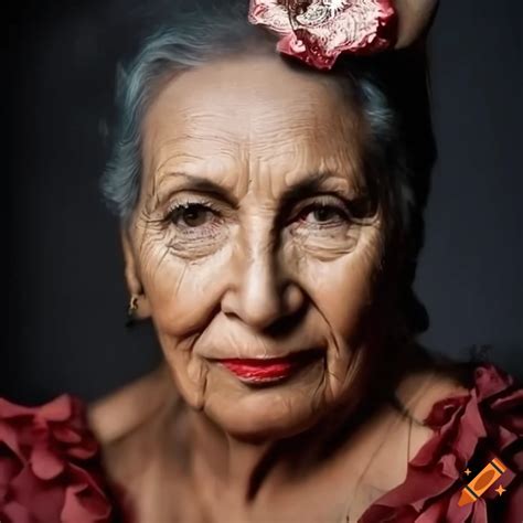 Portrait of a beautiful mature woman