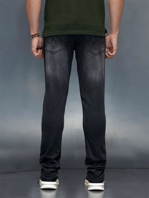 Men's Casual Slim Fit Jeans | Dark Grey – Wrogn
