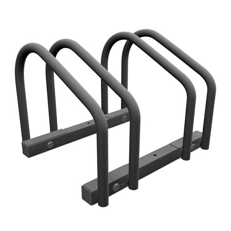 Relaxdays Soporte Bicicletas Suelo Doble, para 2 Bicis ...