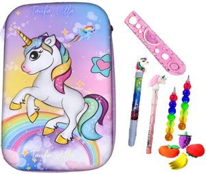 Flipkart.com | AR BHUMI Unicorn Series Pack of 10 Unicorn Stationery ...