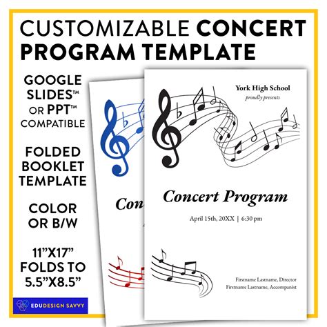 Image result for MTSU Concert Program Template