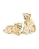 Buy SWAROVSKI Scs Amur Leopard Cubs Crystal Showpiece | Gold tone Color ...