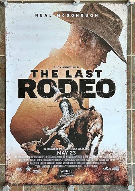 LAST RODEO - 2025 - Original 27x40 Movie Poster - Neil Mcdonough - Bull ...