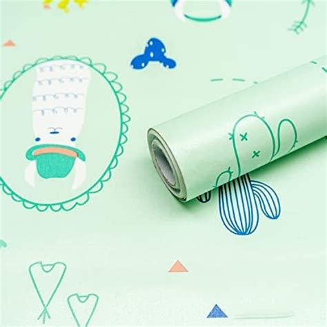 wolpin Wall Stickers Wallpaper Living Room Hall (45 x 300 cm) Self ...