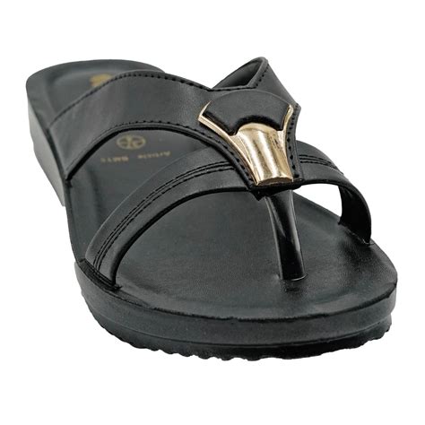Inblu BLACK Slipper with slip-on for female – The Condor Trendz Store