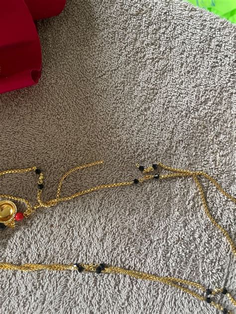 MEENAZ 2 Vati Wati Mangalsutra For Women Girls Temple South Indian ...