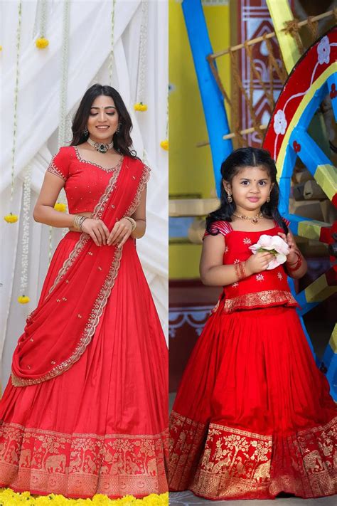 Mother Daughter Combo Dress | Party Wear Ethnic Combo Dress