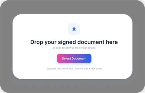 Verify Digital Signature Online | Check Document Authenticity