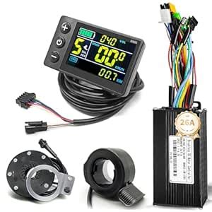HUDAMZKY Electric Bicycle 17A/26A/30A/40A Controller+CS866 Color ...