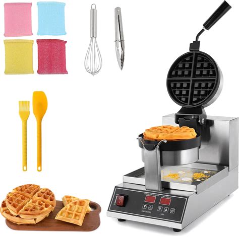 Amazon.com: Dyna-Living Commercial Waffle Maker 110V 1200W Intelligent ...