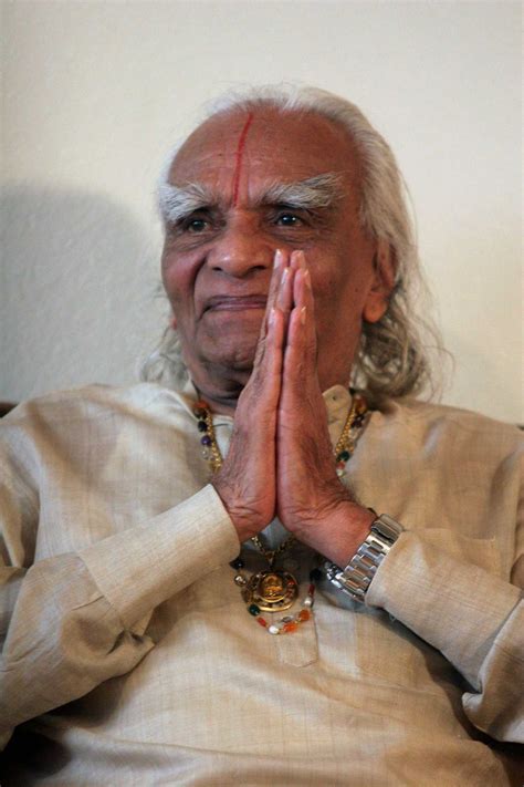 Indian yoga guru B.K.S. Iyengar, 95