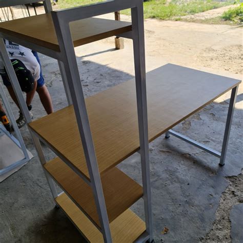 Jual MJ16040 meja belajar rak tingkat meja gaming - Kota Depok - ideas ...