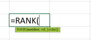 Image result for Rank Formula Excel