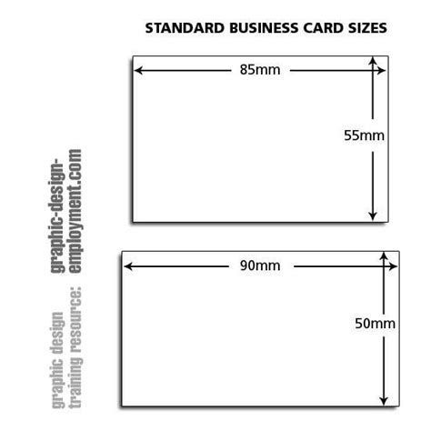 Business Card Size 的图像结果