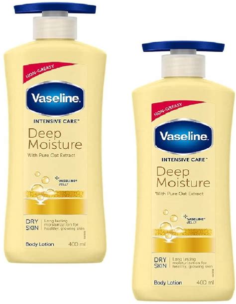 Vaseline DEEP MOISTURE BODY LOTION 400 ML, COMBO OF 2 - Price in India ...