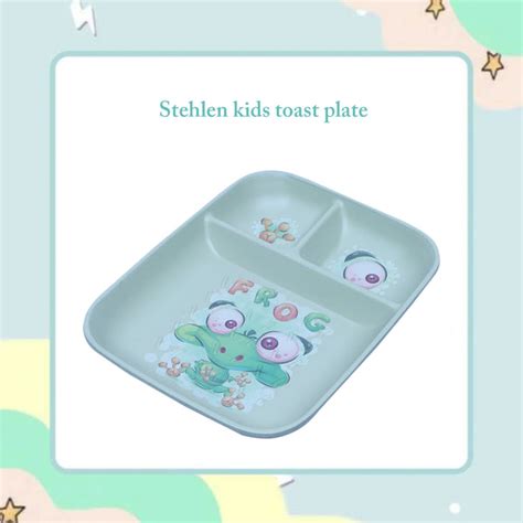Stehlen kids toast plate, Pure melamine, CRAZY FROG