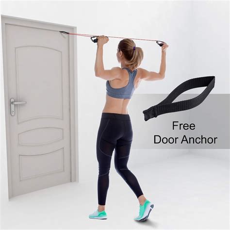 Buy Resistance Band with Handles | Free Resistance Band Door Anchor ...