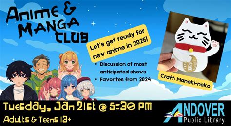 Anime & Manga Club, PO Box 1210 / 142 West Main St, Andover, OH, United ...